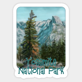 Half Dome, Yosemite National Park Sticker